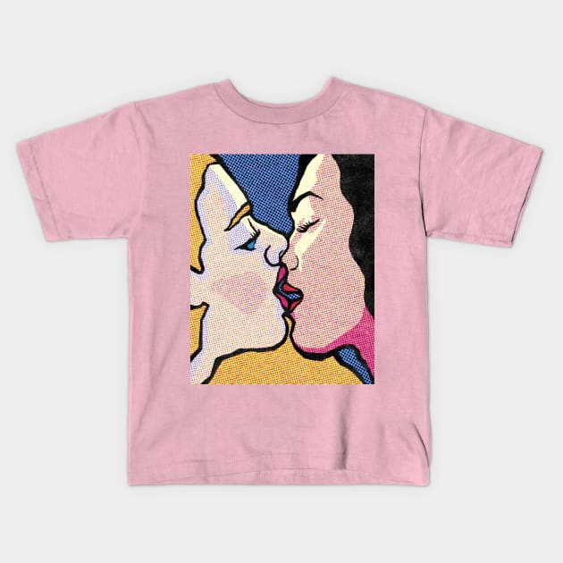 Needy & Jennifer Kids T-Shirt by StrayArte